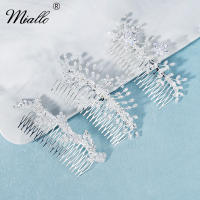 Bridal Wedding Hair Accessories Cubic Zirconia Hair Comb Clips Luxury Jewelry for Women Headband Party Bride Headpiece Prom Gift