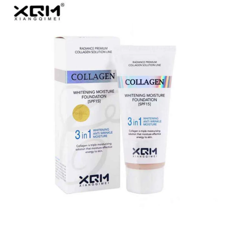 PREMIUM Collagen 3 in 1 Foundation SPF 15 with collagen for radiant ...