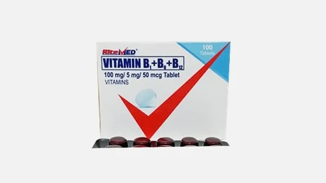 Ritemed Vitamin B Complex (B1 B6 B12) 100mg/5mg/50mcg, 41% OFF