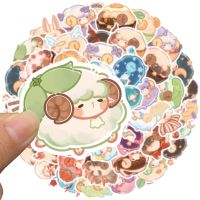 ▨ 10/50pcs Lamb Sheep Stickers for Notebooks Stationery Computer Cute Sticker Aesthetic Craft Supplies Scrapbooking Material