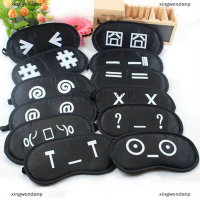 xingwendanp 1pcs น่ารักสำนวนฟองน้ำนุ่ม Travel Sleeping Mask COVER หน้ากากตาปิดตา