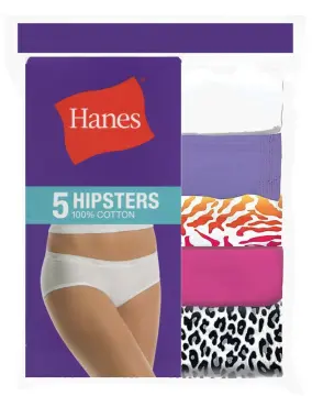 Hanes Unisex Sporty Boyshort Panties 6+2 Bonus Pack freeshipping