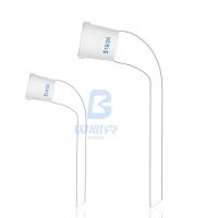 Original Horn tube 14/19/24/29 mouth and tail joint standard mouth elbow pipe curved receiver glass liquid pipe[Fast delivery]