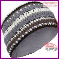 ADULT MIXYARN HEADBAND - BLACK WHITE