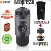 Combo tiết kiệm 40% - Dụng cụ pha cà phê Espresso cầm tay Wacaco Nanopresso - Máy pha cà phê du lịch - TẶNG kèm bộ phụ kiện mở rộng NS Adapter dùng cho viên nén