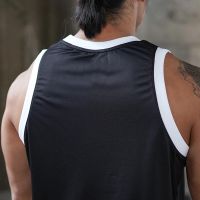 Muscle Guys Clothing Bodybuilding Fitness Tank Tops Men Mesh Breathable Quick-drying Stretch Sleeveless Vest
