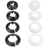 ❀✢ Uxcell 8 Pcs Pipe Collar 13/17/21/25/33/35/41.5/44/50mm PP Radiator Escutcheon Water Pipe Cover Decoration White/Black