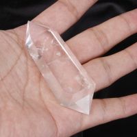 Natural Crystal Clear Quartz Two Point Beautiful Crystal Column