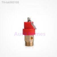 ◈ Pneumatic air compressor Safety valve 1/8 quot; 1/4 quot; 3/8 quot; 1/2 quot; inch 8bar External thread pull ring air pressure relief valve vent