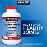 Kirkland Glucosamine MSM 1500 MG กลูโคซามีน 375 เม็ด Exp.08/2025 เหลือ 5 ปุก