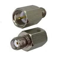 1pcs Connector Adapter FME Male Plug to SMA Female Jack RF Coaxial Converter Straight 50ohm Wire Terminal New