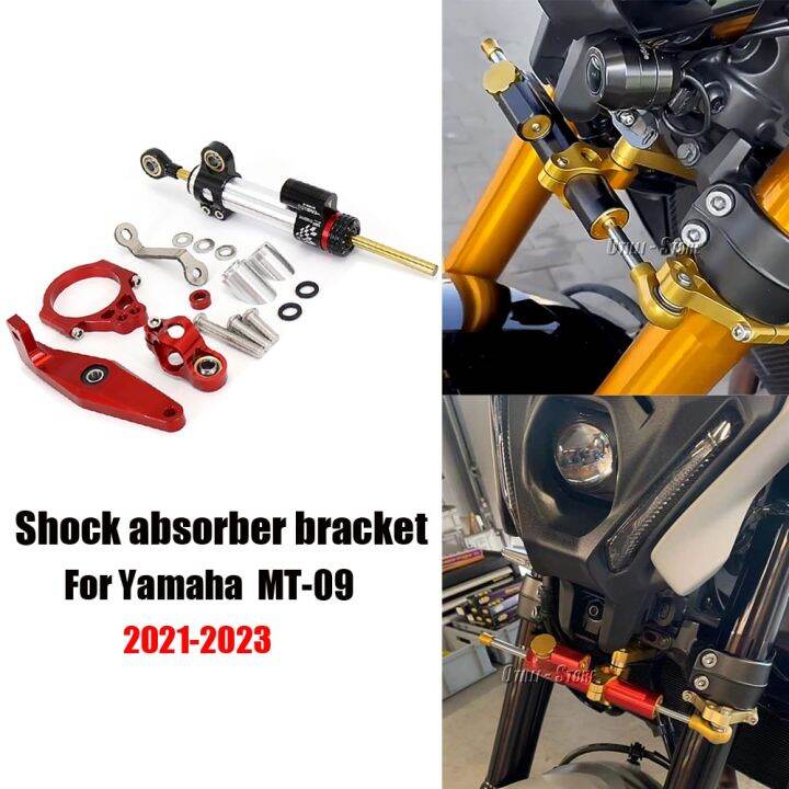 New Motorcycle Fiber Carbon Steering Stabilize Damper Mounting Bracket