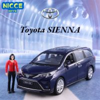 Nicce 1:24 Toyota SIENNA MPV COMMERCIAL VEHICLE Diecast Car Metal Alloy Model Car Childrens Toys Collection Gifts F504