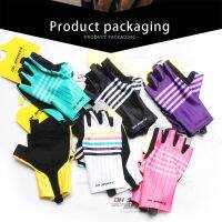 hotx【DT】 SPORTS Wind Cycling Half Gloves Anti-slip Mittens Racing Road Camping Hiking