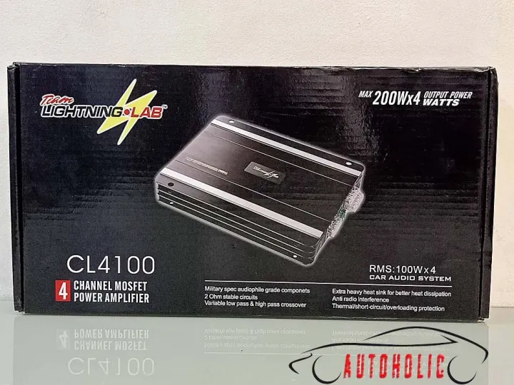 Lightning Lab Car Audio Amplifier CL4100 Lazada PH