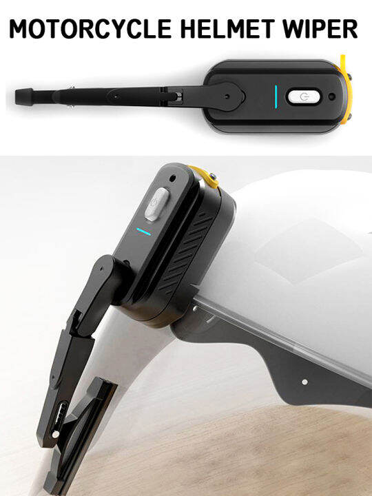 Universal motorcycle helmet electric wiper Motor helmet windshield