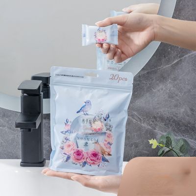 【jw】♚▦◑  Disposable Cotton Compressed Face Wet Washcloth Napkin Outdoor Moistened Tissues Make Up Tools