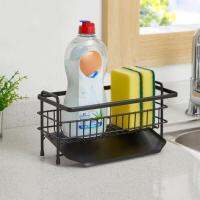 ETXKitchen Storage Rack Kitchen Sponge Shelf Kitchen Stuff Keep Dry Quick Draining Stainless Steel Sink Organizer