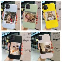 ▧ Case For Xiaomi Poco F3 X3 NFC F2 X2 M2 M3 C3 Pro Cover Soft Silicone Matte Animal Painted Back Shell Cute Cat Bears Pig