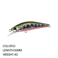 Fangbait Minnow เหยื่อตกปลา Jerkbaits Takumi 50มม. 4กรัมปลาเหยื่อล่อปลาเทราท์มินิ Sinking Minnow Pesca Spearhead Ryuki เหยื่อแม่น้ำ