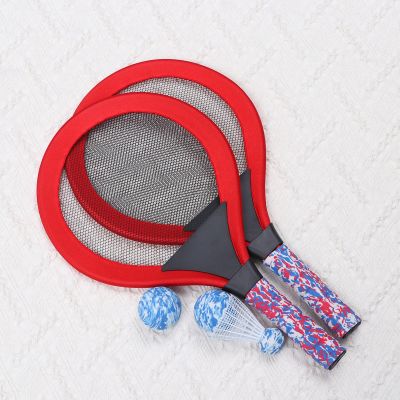 Beach Toys Badminton Set Tennis Racquets Gift Racket Kids Balls Soft Training Eva
