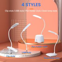 [Qingxin fabrics] โคมไฟโต๊ะเขียนหนังสือ LED ปรับสลัวพับเก็บได้โคมไฟตั้งโต๊ะสัมผัส USB DC5V ใช้พลังงานโคมไฟตั้งโต๊ะโคมไฟตั้งโต๊ะที่หรี่แสงแบบแตะไฟกลางคืน6000K โคมไฟแบบพกพา