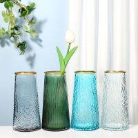 【Ready Stock】 △✁ C15 Wholesale colored paint big glass vase hydroponic vase Nordic contracted household decorative furnishing articles dried flower vase