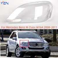 สำหรับ Mercedes Benz M Class W164 2008 2009 2010 2011 ML400 ML350 ML450 ML320ไฟรถยนต์กรอบฝาปิดเลนส์ไฟหน้า