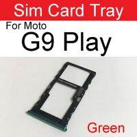 ถาดใส่ซิมใหม่สำหรับ Motorola Moto G9 / G9 Play / G9 Plus/ G9พาวเวอร์ซิมการ์ดช่องเสียบบัตรการ์ดที่ใส่ถาดอะไหล่อะแดปเตอร์