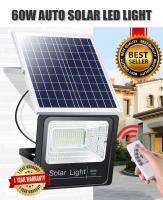 CY TECH ไฟสปอร์ตไลท์ LED 60W แสงสีขาว กันน้ำ SOLAR LIGHT+ FREE รีโหมต Panel Spotlight Led ไฟโชล่าเซลล์ Solar Cell สปอตไลท์ [ประกัน 1ปี]