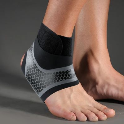 ผ้าพันข้อเท้าอุปกรณ์พยุงข้อเท้าอุปกรณ์ป้องกันตอนเล่นกีฬา1ชิ้นผ้ารัดข้อเท้ารัดข้อเท้าไนลอน