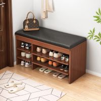 [COD] shoe cabinet can sit type changing stool home door wearing bench sitting integrated