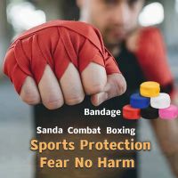 1Pair 3M/5M Poly Cotton Boxing Handwraps Elastic Bandage Boxing Kickboxing Muay Thai MMA Hand Wraps Gloves Wrist Support