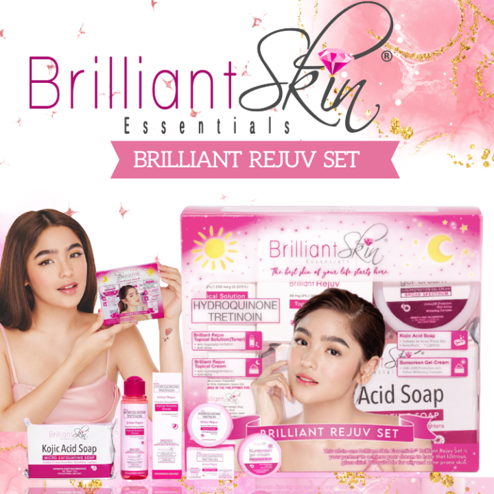 Brilliant Skin Whitening Set, Rejuvenating Set Original, Skin Care ...