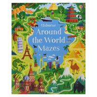 Usborne original English maze book around the world mazes travel around the world, broaden your horizons, expand your memory, pay attention to observation, cultivate your childrens concentration, think, train your children, walk through mazes, develop