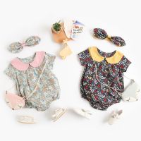 COD DSFERTEREERRE Newborn Baby Girls Clothes Floral Cotton Infants Bodysuits Toddler Clothing Fashion