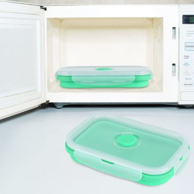 500ml Silicone Food Container Collapsible Portable Bowl Folding Food Storage Container Box Lunch Box