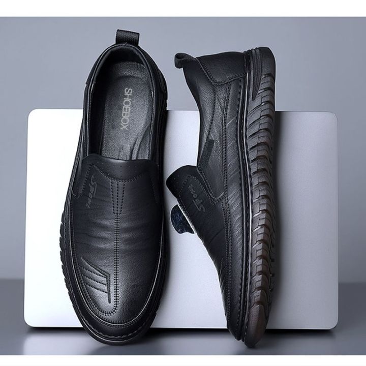 ready-shoebox-shoe-cabinet-leather-shoes-mens-shoes-new-driving-mens-casual-leather-breathable-soft-soled-peas-shoes