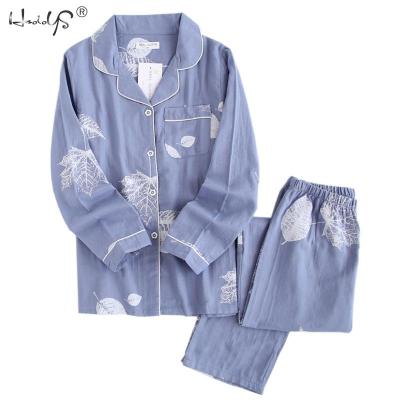100 Cotton Winter Women Pajamas Set Long Sleeve Clothing Cartoon Sleepwear Autumn Plus Size Pajamas Suit Homewear 2 Pieces Sets