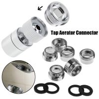 Metal Outside Inside Thread Water Saving Adaptor 16-28mm to 22mm Tap Aerator Connector for Home Daily Faucet with Gasket Tools