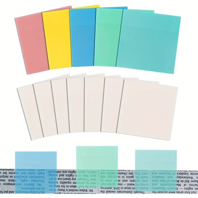Transparent Notes 600 Sheets 12 Memo Papers Message Reminder (Candy Colors3 X 3 Inch)