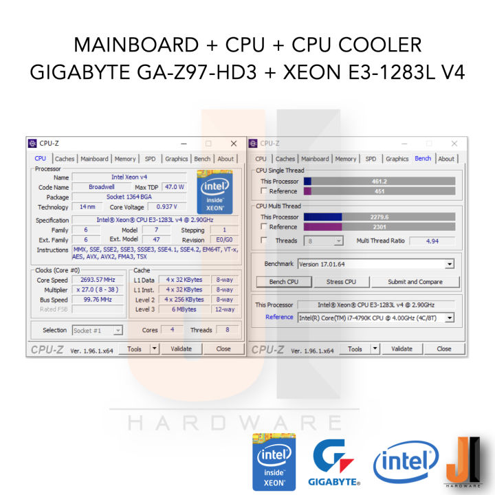 ชุดสุดคุ้ม-mainboard-cpu-cpu-cooler-gigabyte-ga-z97-hd3-intel-xeon-e3-1283l-v4-2-9-3-8-ghz-4-cores-8-threads-128-mb-l4-cache-สินค้ามือสองสภาพดีมีฝาหลัง