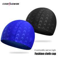 Swim Caps for Adults Children Comfortable Cotton Fiber Nylon Swimming Cap Fit for Women and Men Swim Caps