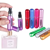 5ml Refillable Mini Perfume Bottle Portable Cosmetic Bottle Spray Bottle Atomizer Spray Container Travel Refillable Bottles Travel Size Bottles Contai