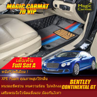 Bentley Continental GT 2003-2017 Coupe Full Set A (เต็มคันรวมถาดท้ายรถแบบ A ) พรมรถยนต์ Continental GT Coupe 2003 2004 2005 2006 2007 2008 2009 2010 2011 2012 2013 2014 2015 2016 2017 พรม7D Magic Carmat