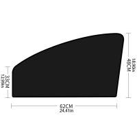 ป้องกันยูวีแม่เหล็กหน้าต่างด้านรถยนต์ม่านบังแดดม่านในรถฤดูร้อนป้องกันแสงสะท้อนกันแดดหน้าต่างอัตโนมัติที่บังแดด