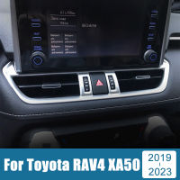 ฝาครอบช่องลมเครื่องปรับอากาศควบคุมส่วนกลางสำหรับรถยนต์ Toyota RAV4 2019 2020 2021 2022 2023 RAV 4 XA50ไฮบริด