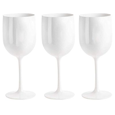 Elegant and Unbreakable Wine Glasses, Plastic Wine Glasses, Very Shatterproof Wine Glasses