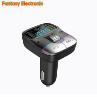 อะแดปเตอร์เครื่องเล่น MP3ในรถยนต์เครื่องส่งสัญญาณ FM USB พร้อมจอแสดงผล LED ที่ชาร์จความเร็วสูง PD รองรับการโทรแบบแฮนด์ฟรีดิสก์