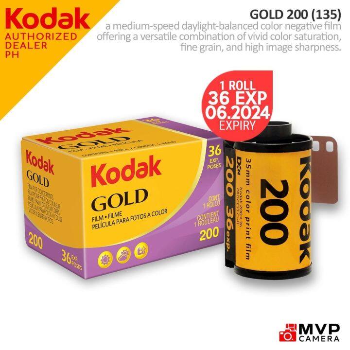 【Local delivery】 KODAK GOLD 200 135 35mm Color Negative Film C41 ...